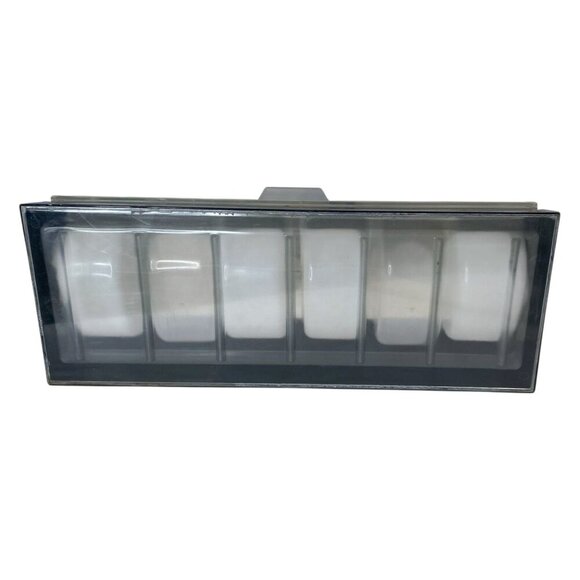 Ketel One Vodka Bar Condiment Caddy Garnish Station Fruit Tray 6 Compartments - Picture 5 of 8